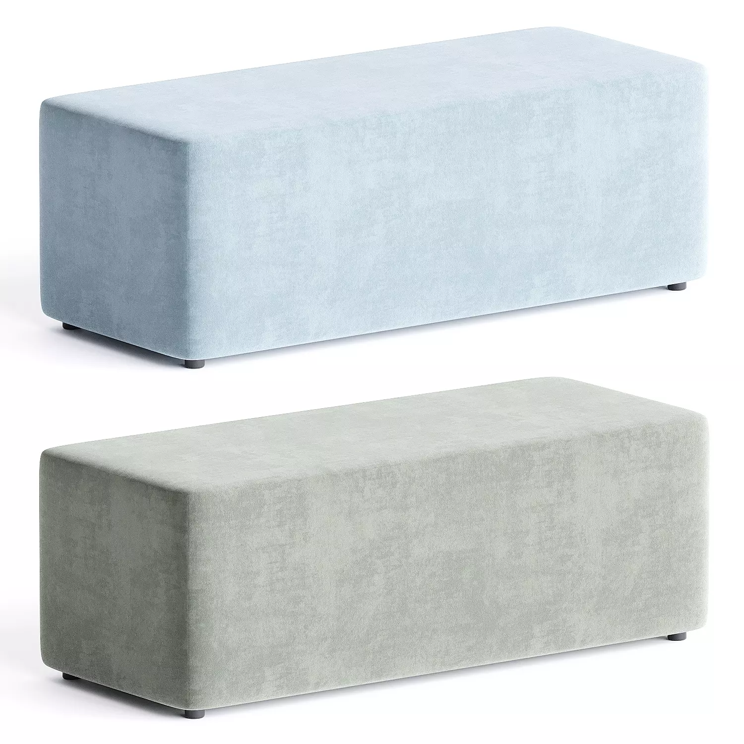 pouf trapeze 4 3D model_0