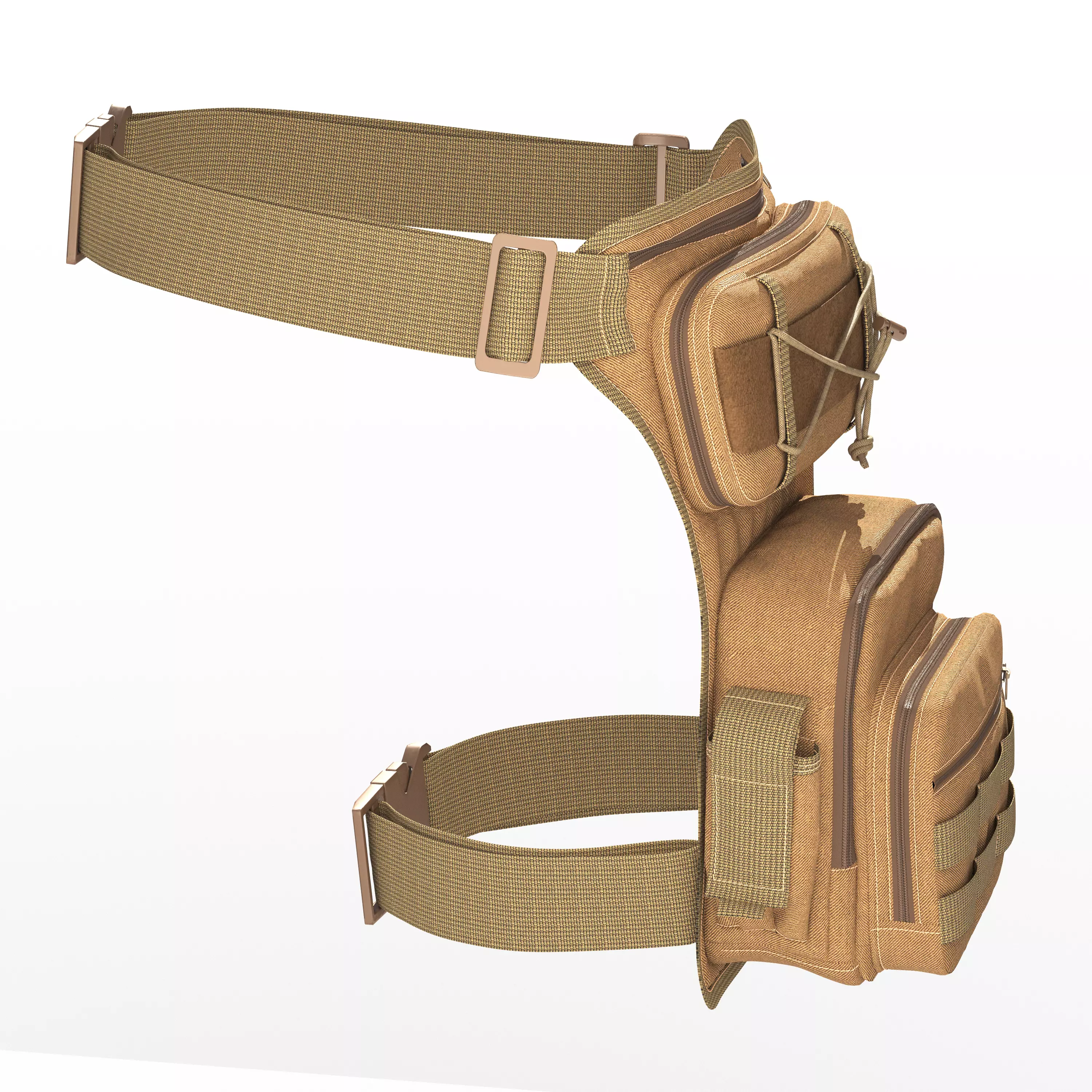  waist bag 3D model_9