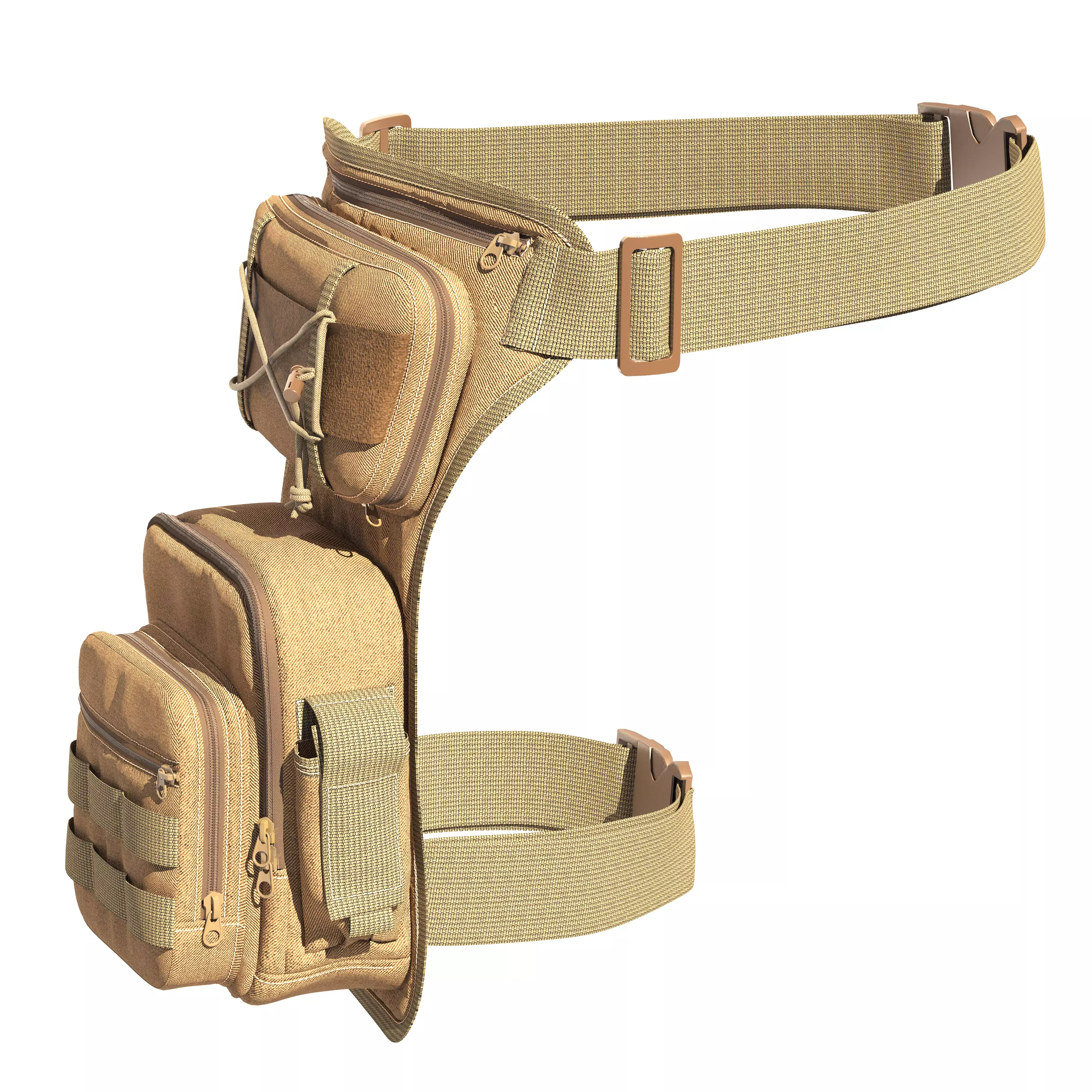  waist bag 3D model_8