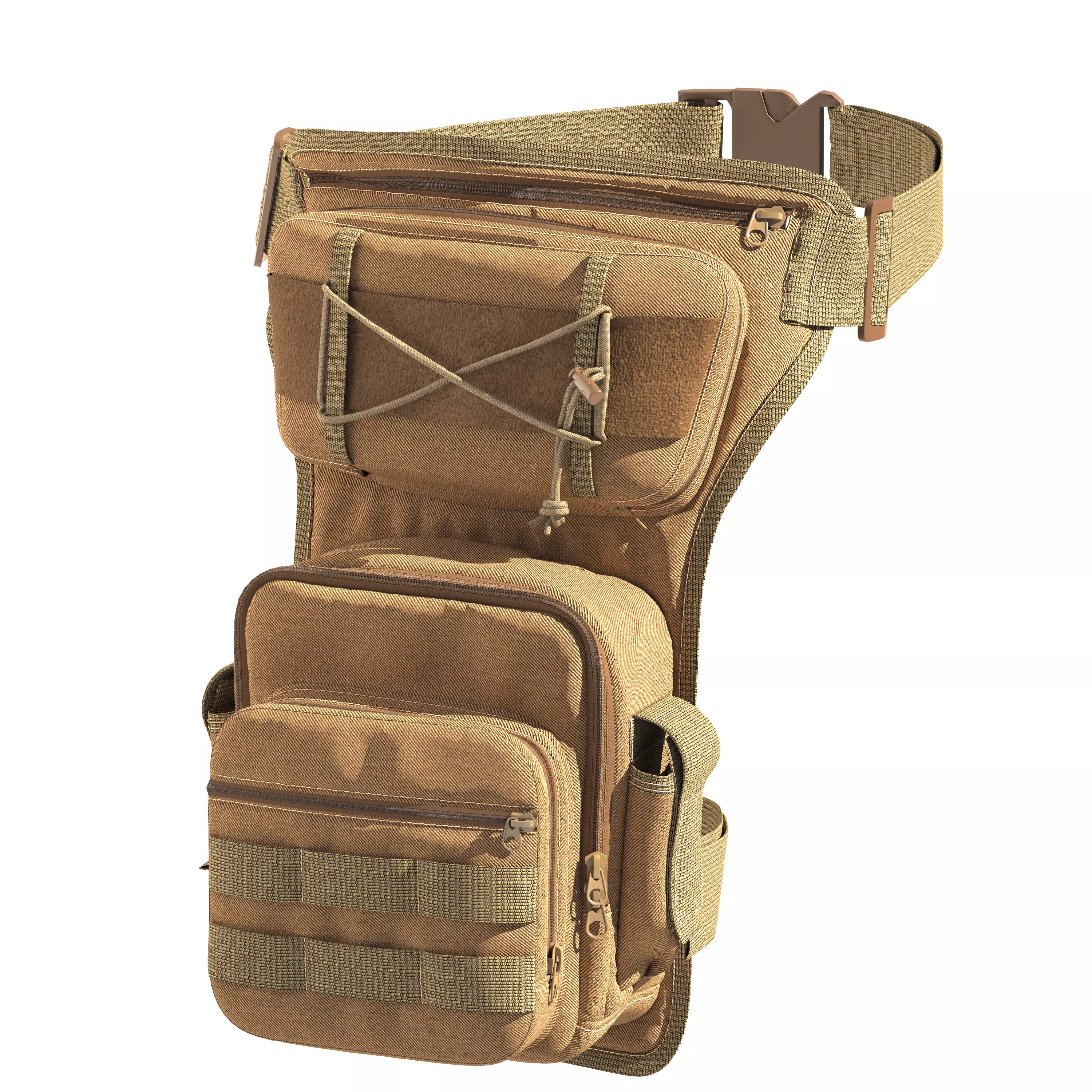  waist bag 3D model_7