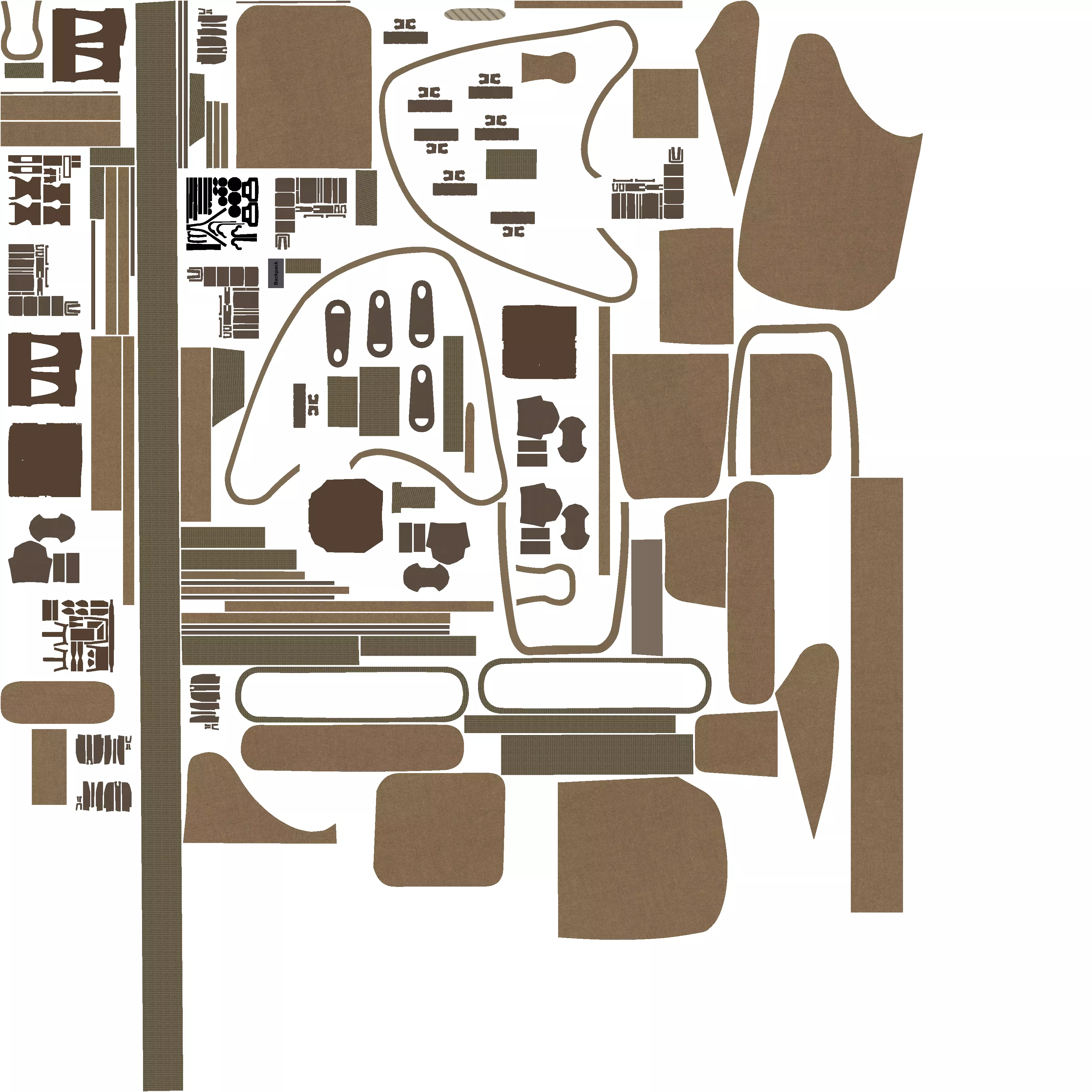  waist bag 3D model_5