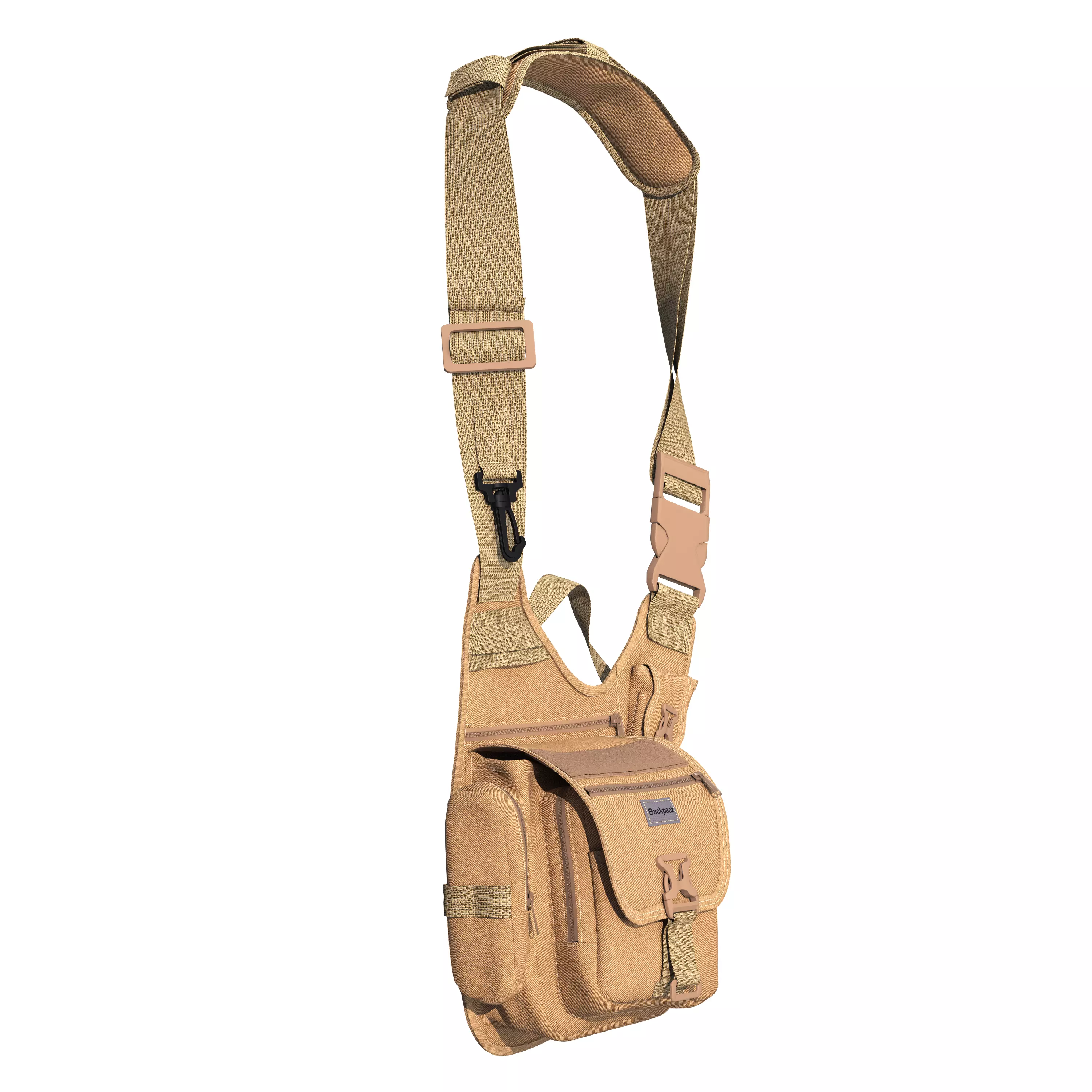  waist bag 3D model_3