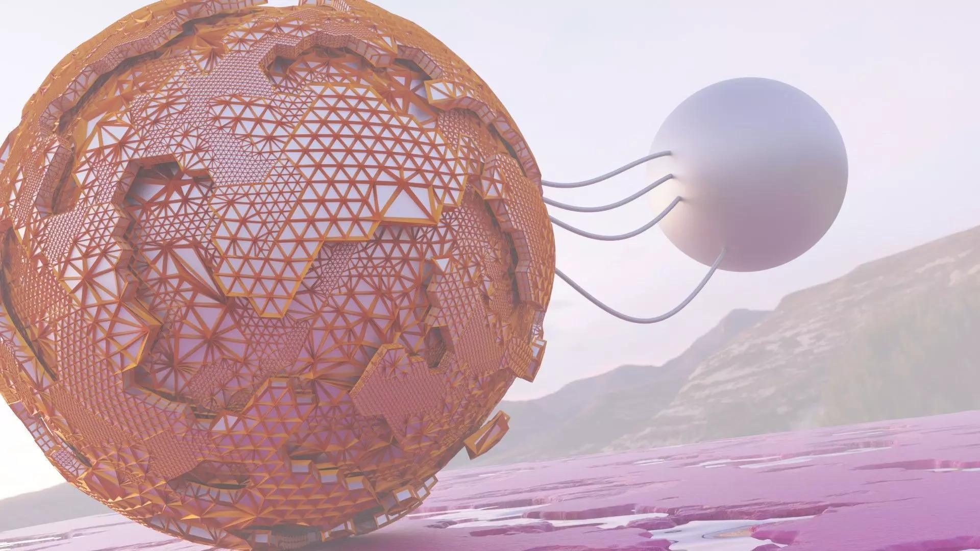 Sci-Fi Alien Landscape 3D model_11