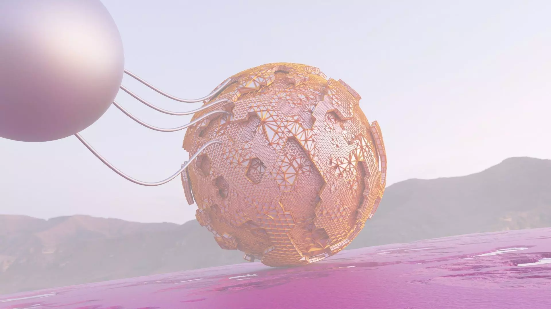 Sci-Fi Alien Landscape 3D model_3