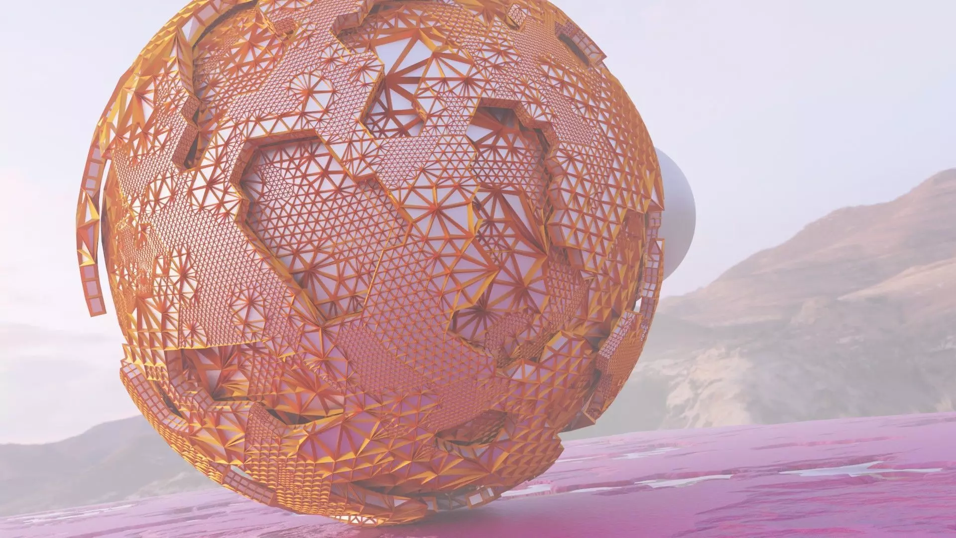 Sci-Fi Alien Landscape 3D model_10