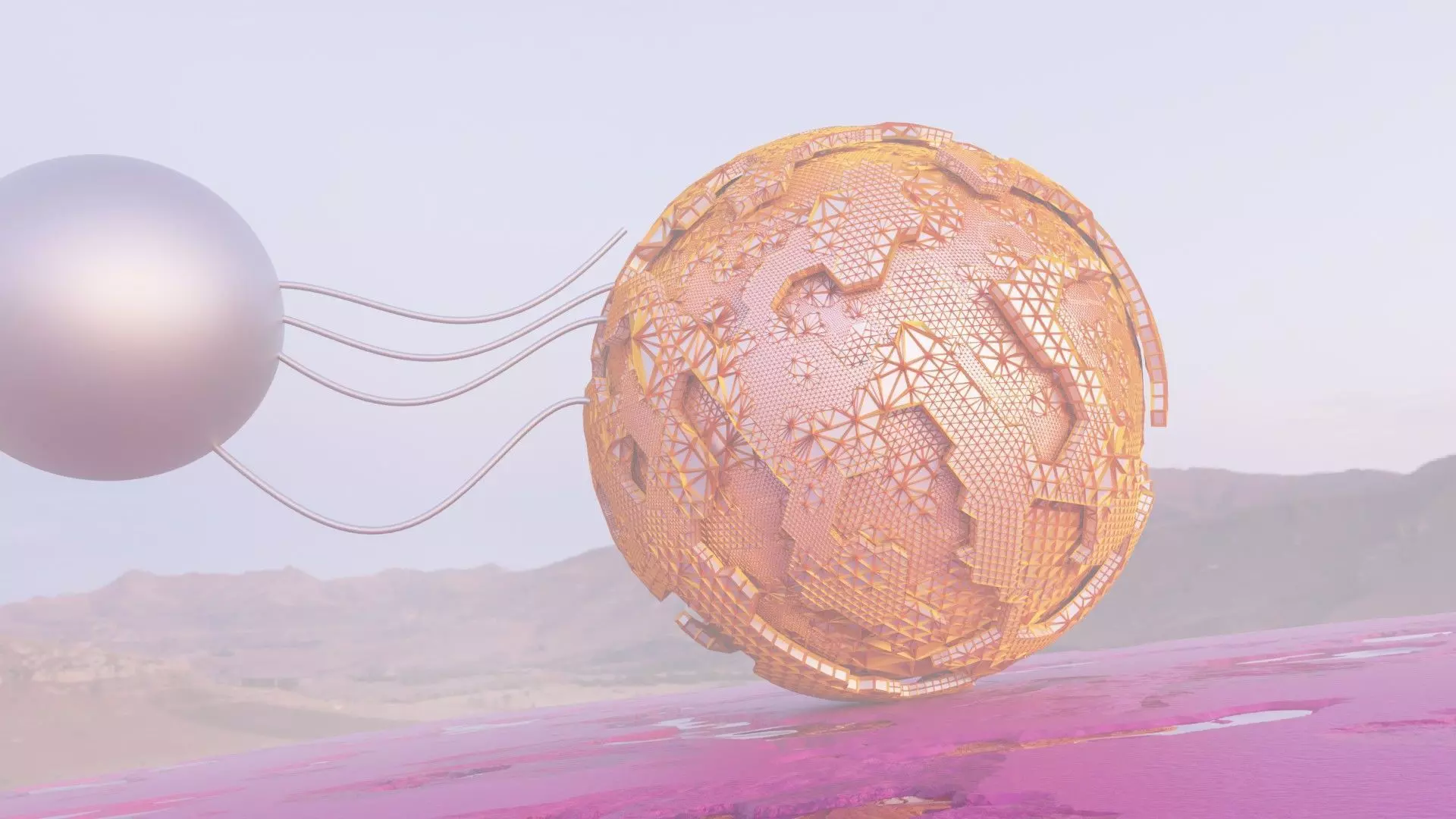 Sci-Fi Alien Landscape 3D model_5