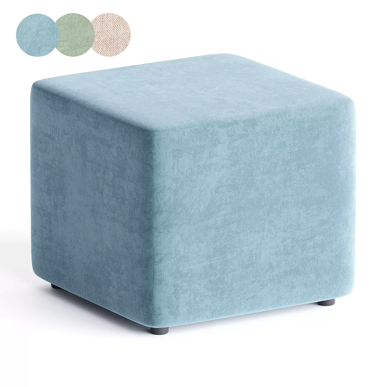 pouf trapeze 3D model_0