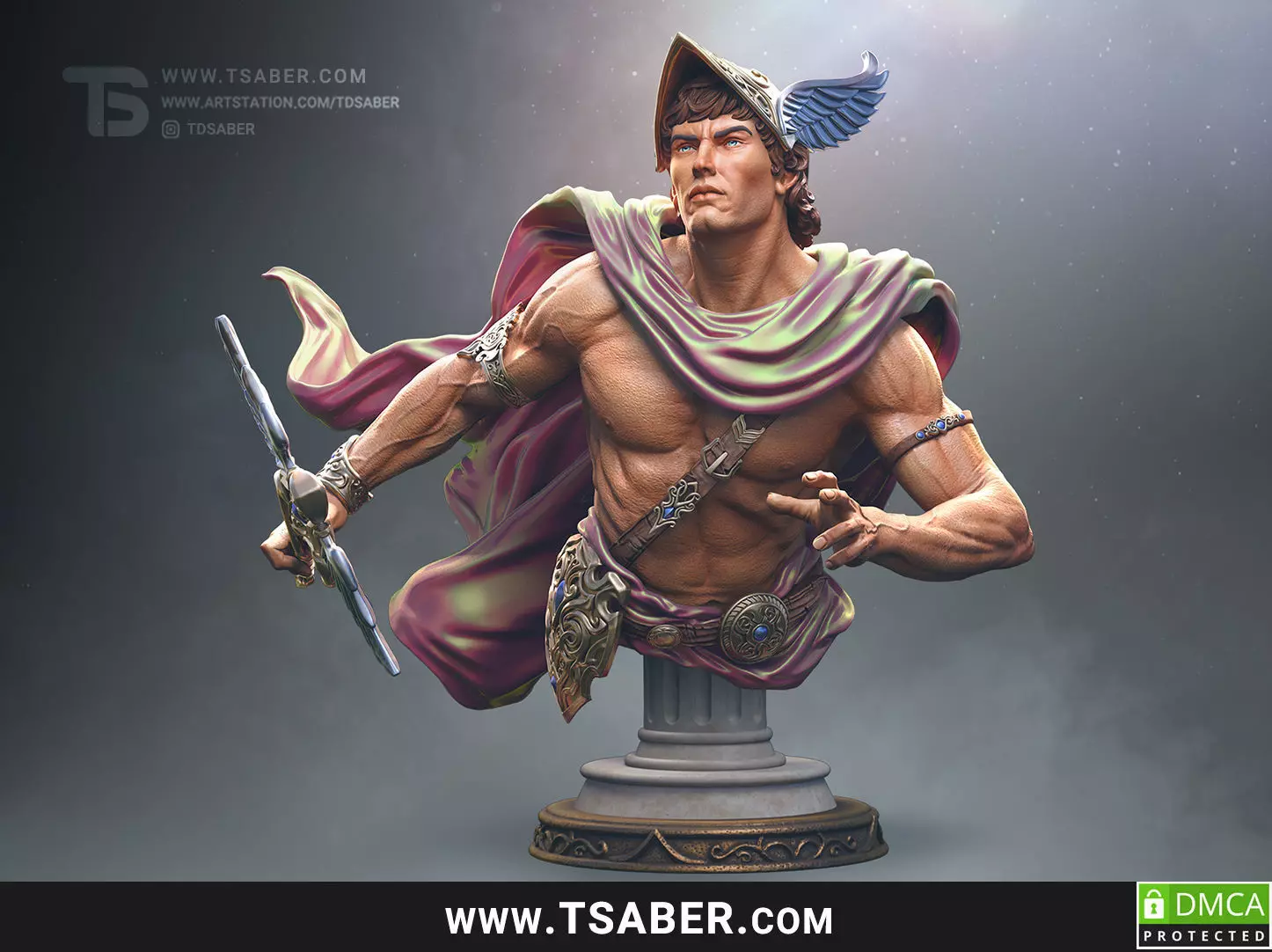 Hermes Bust 3D print model