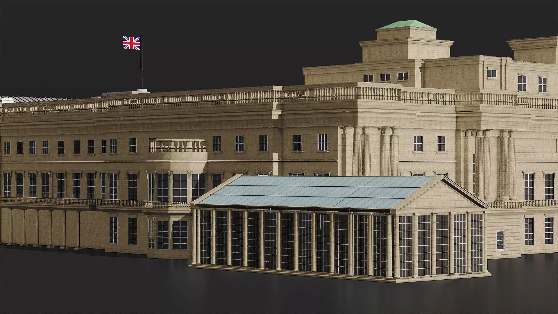 Buckingham Palace 3D model_6