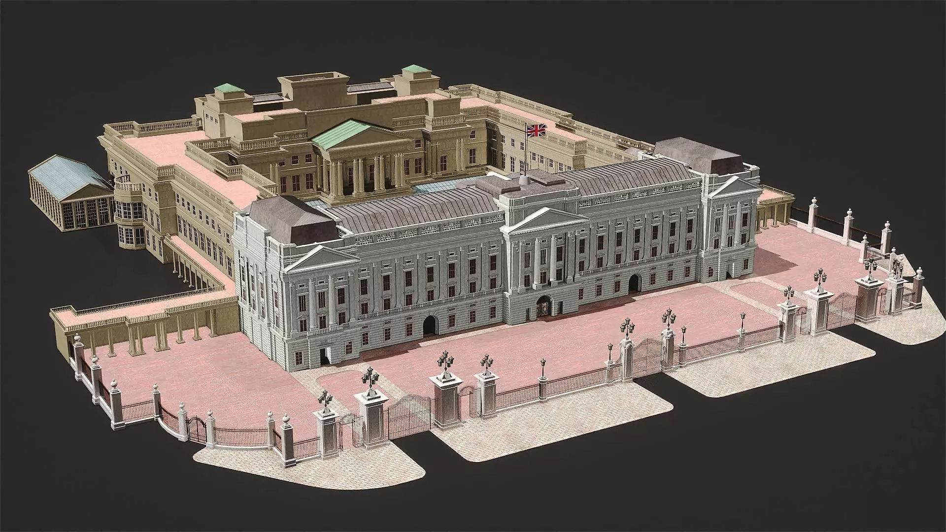 Buckingham Palace 3D model_15