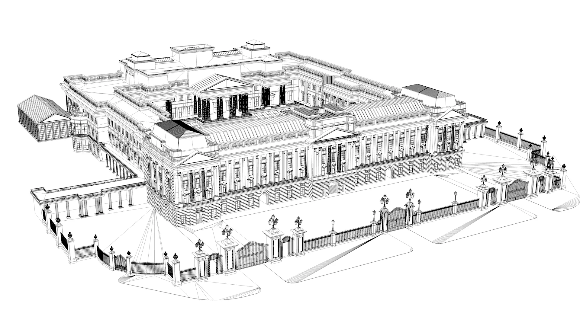 Buckingham Palace 3D model_24