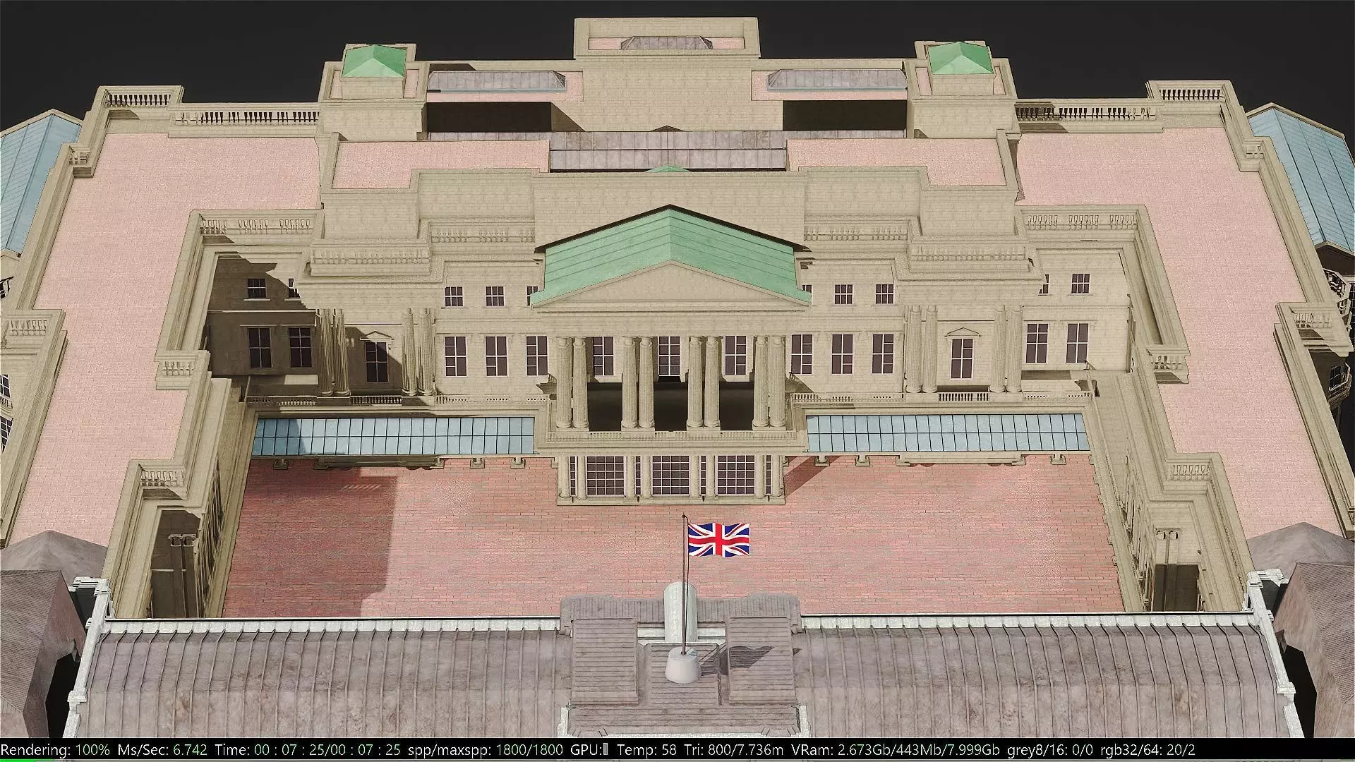 Buckingham Palace 3D model_10