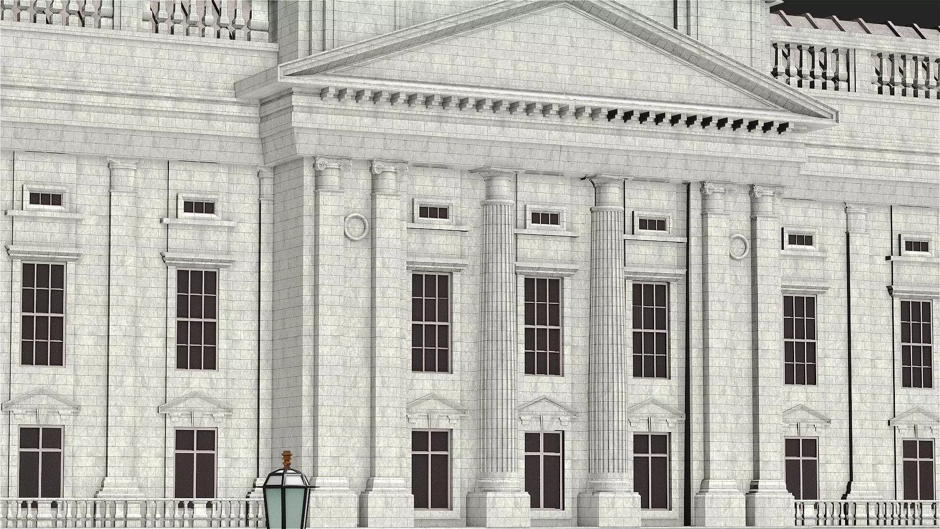 Buckingham Palace 3D model_1