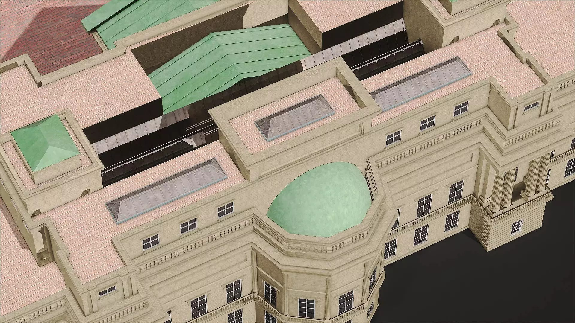 Buckingham Palace 3D model_8