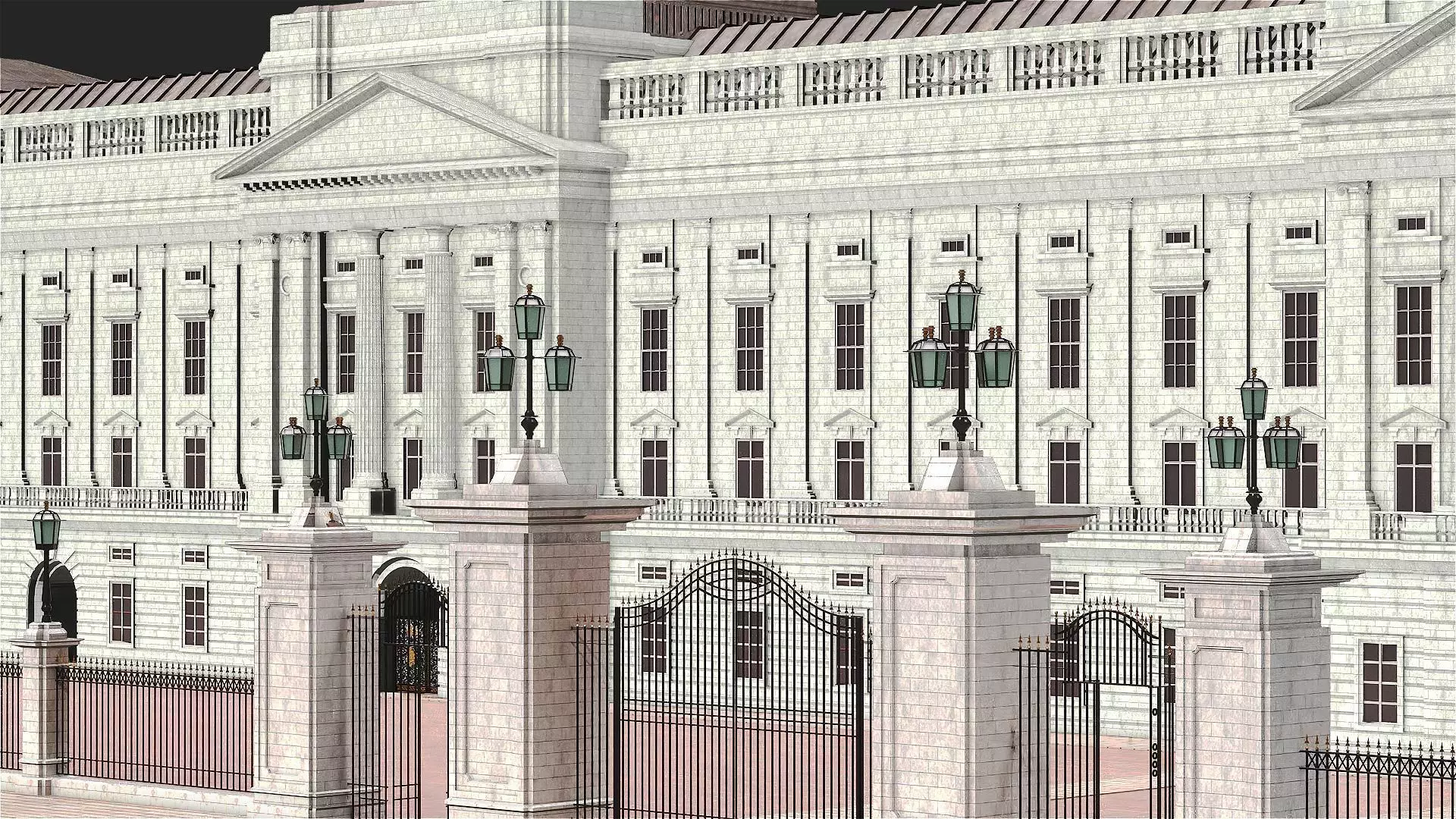 Buckingham Palace 3D model_3