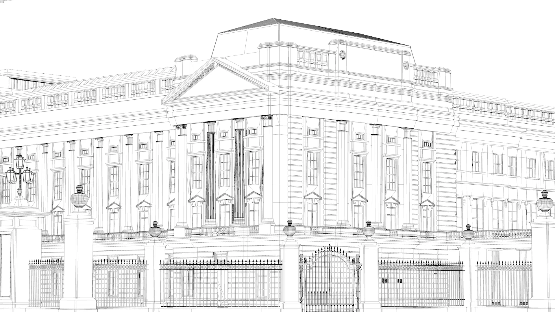 Buckingham Palace 3D model_18