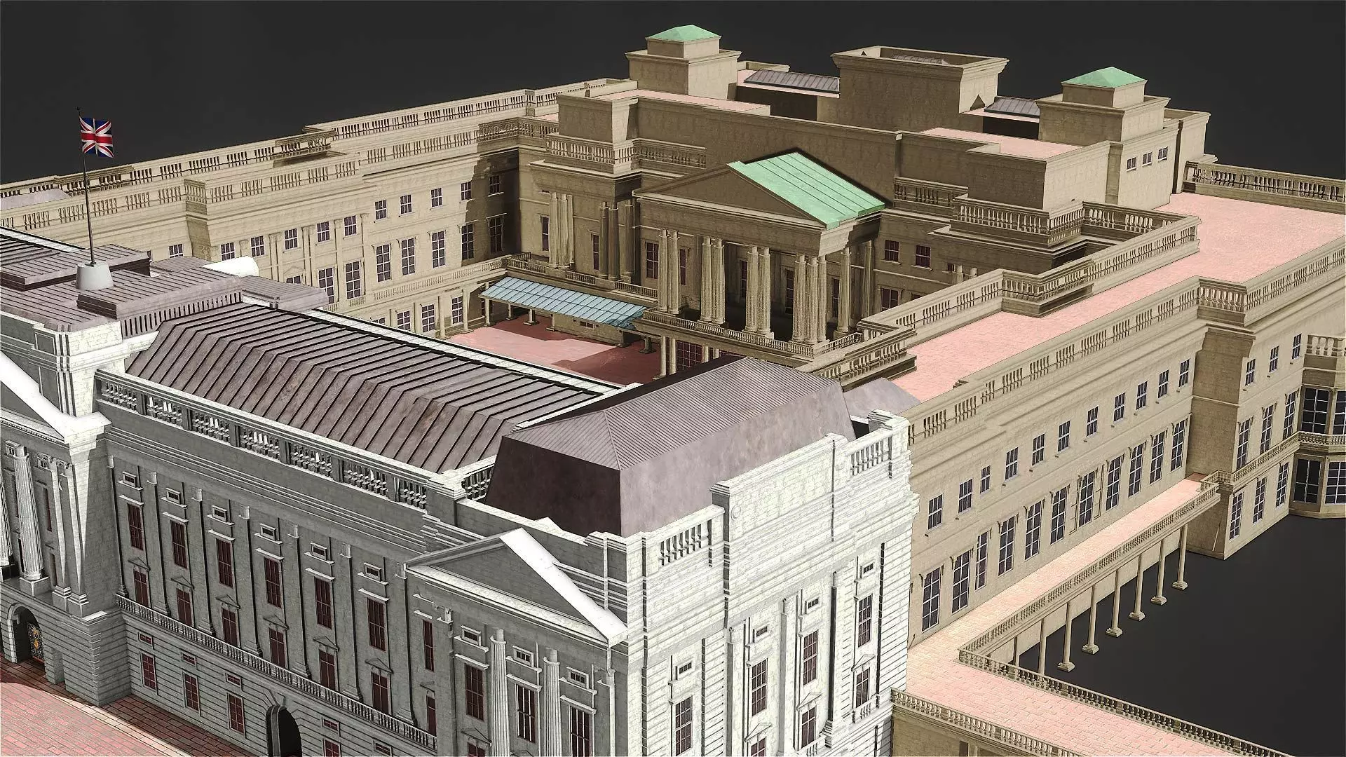 Buckingham Palace 3D model_14