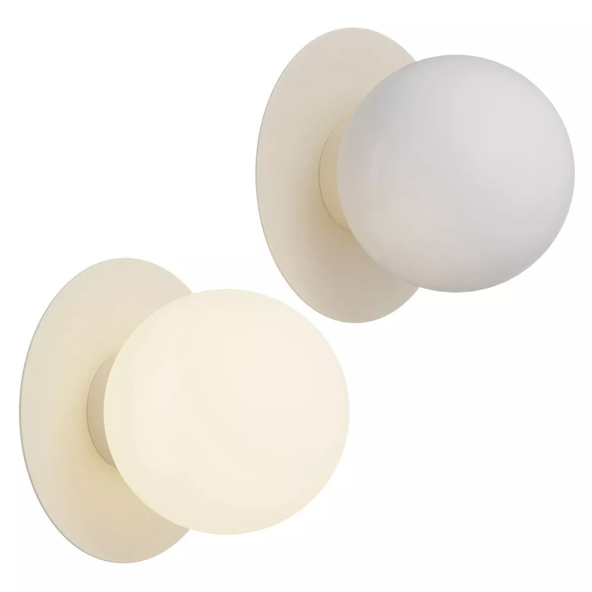 Round golden wall light 3D model_0