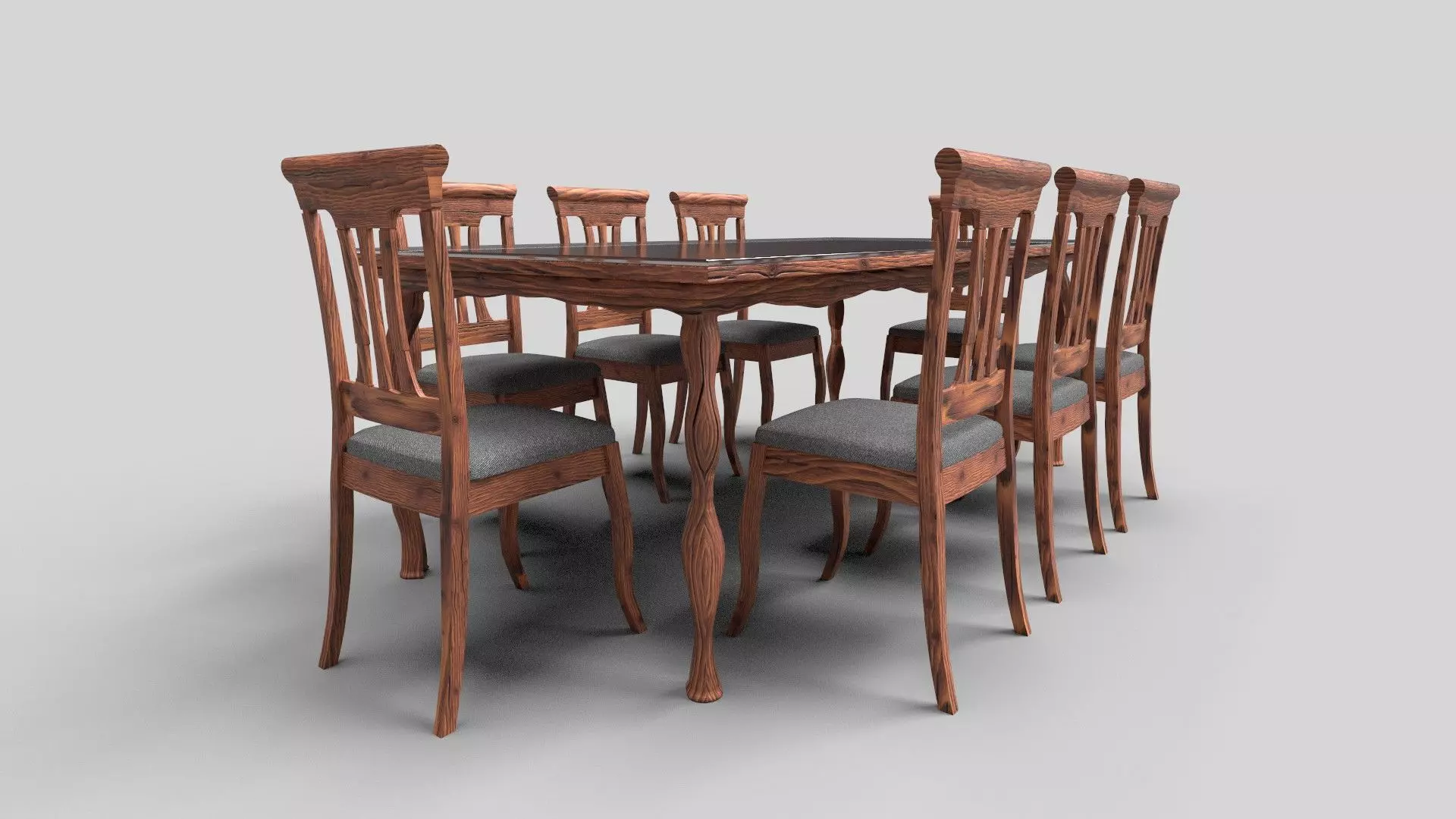 Dining set CG20 3D model_0