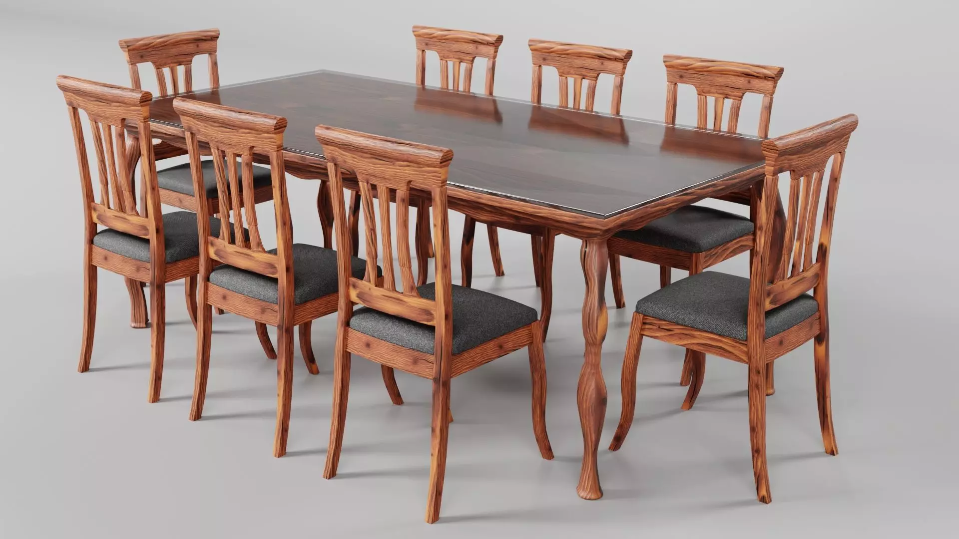 Dining set CG20 3D model_3