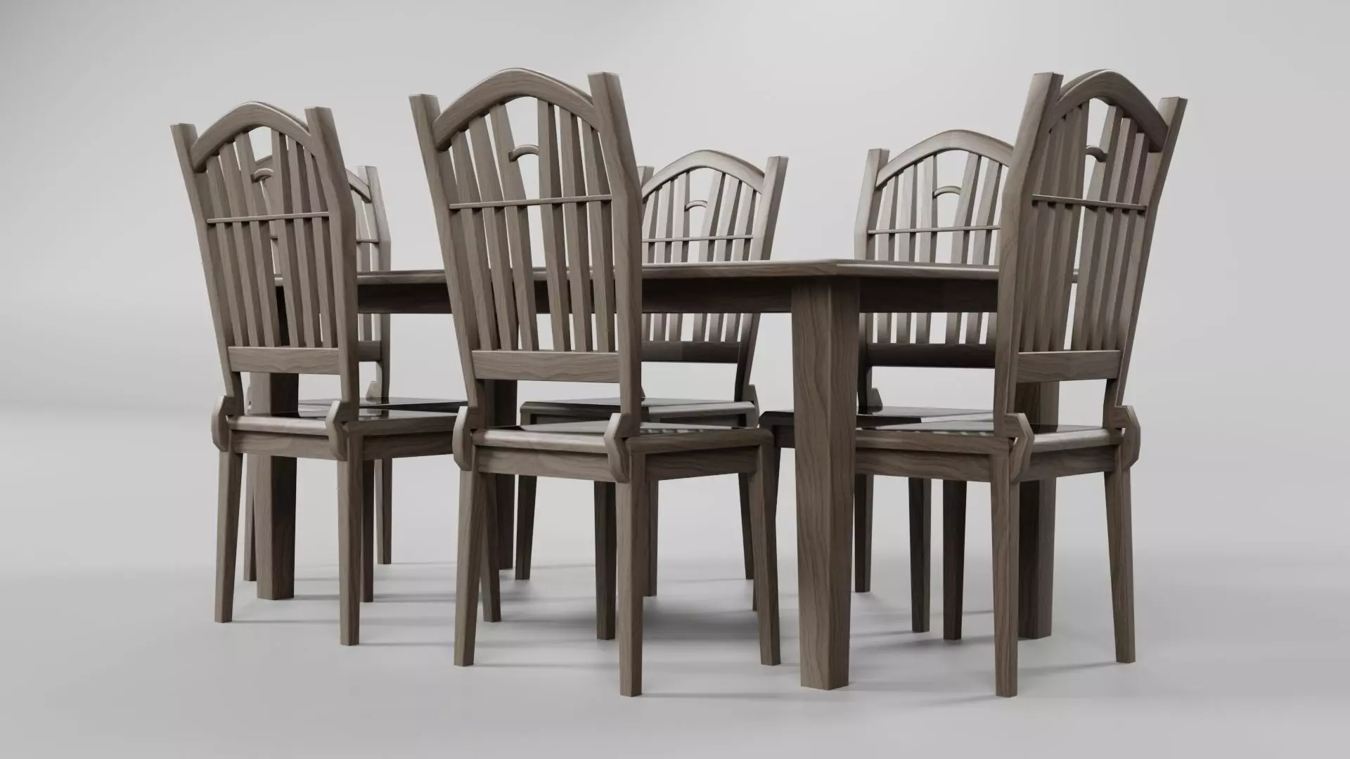 Dining set CG21 3D model_4
