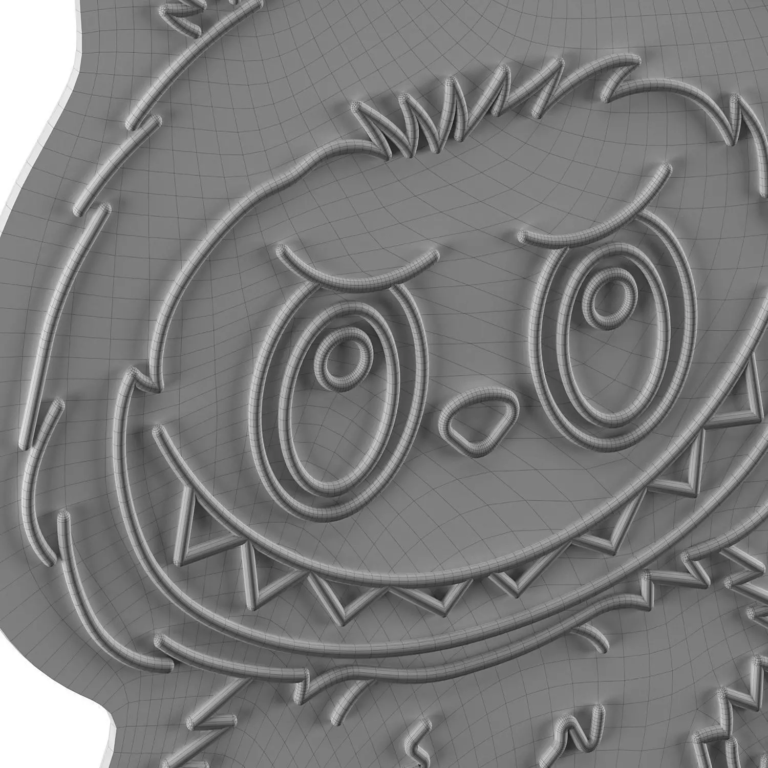 Labubu Neon Sign 3D model_3