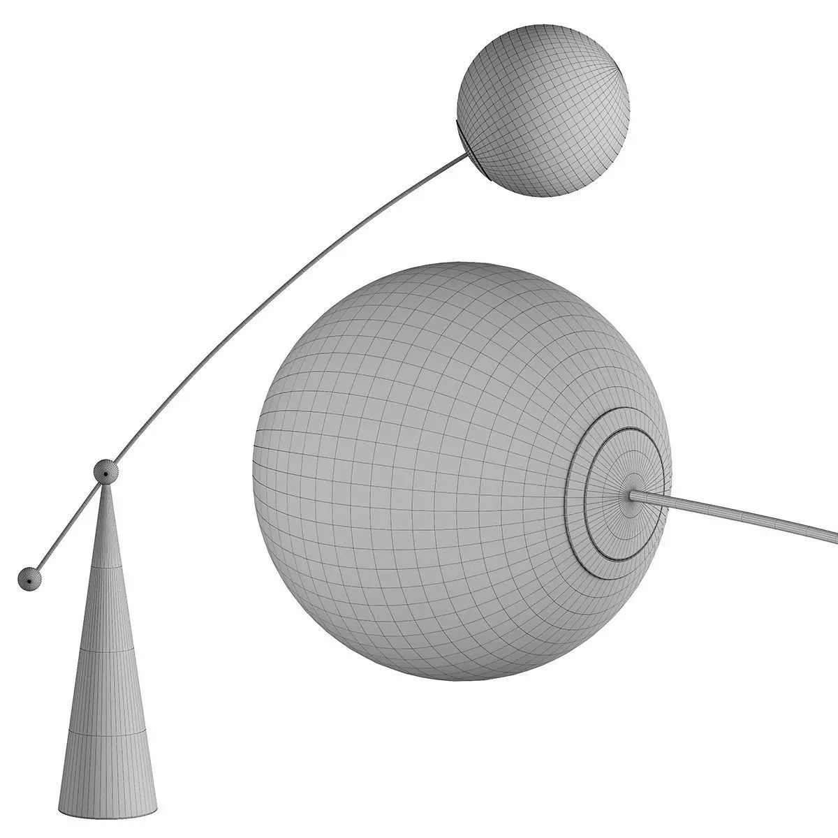 Valentina Floor Lamp 3D model_2