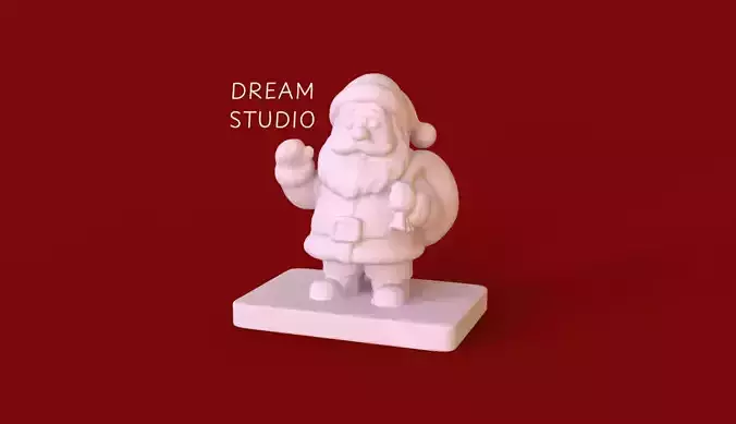 Christmas Santa Figurine 3D print model