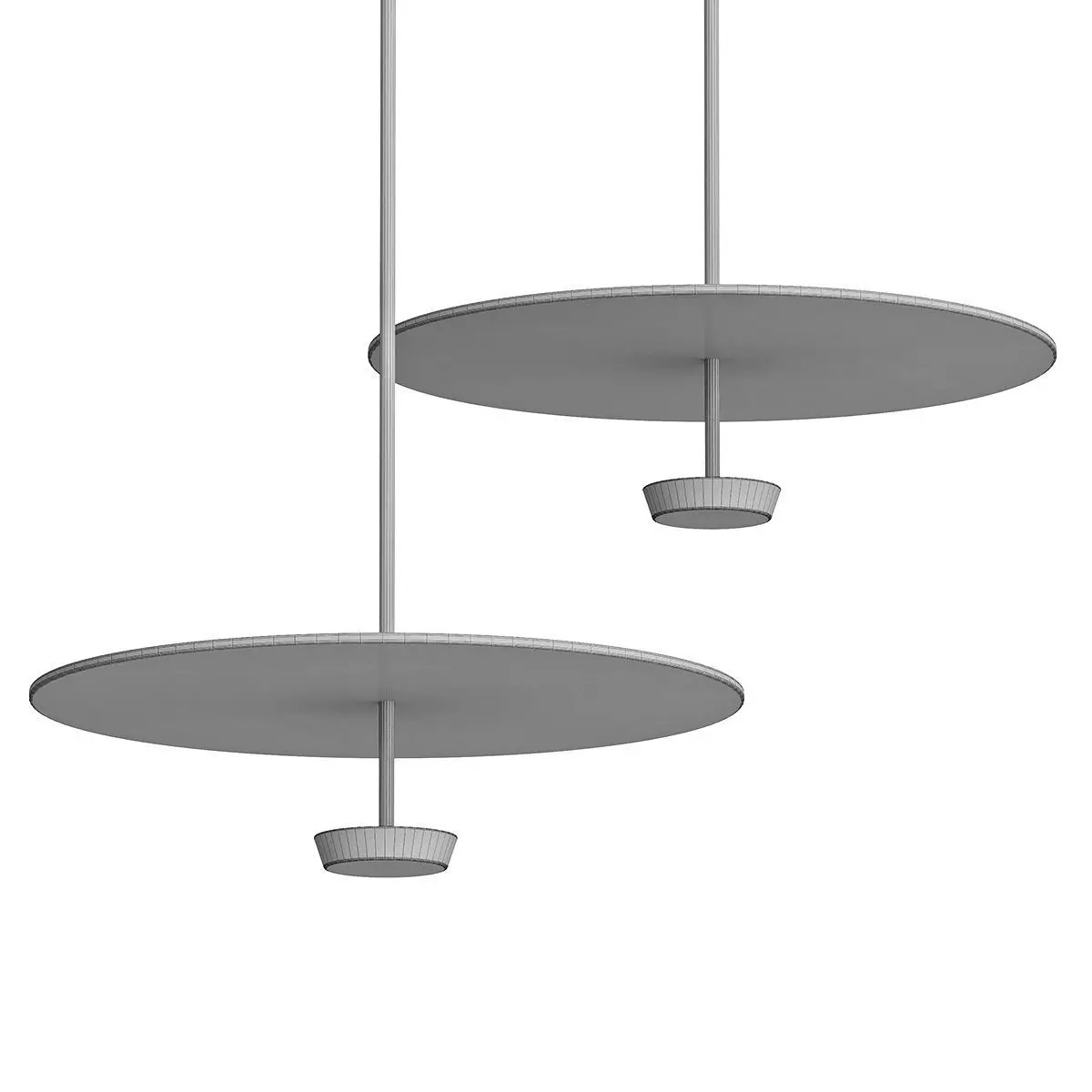 Vibia Flat 5940 Pendelleuchte 3D model_1