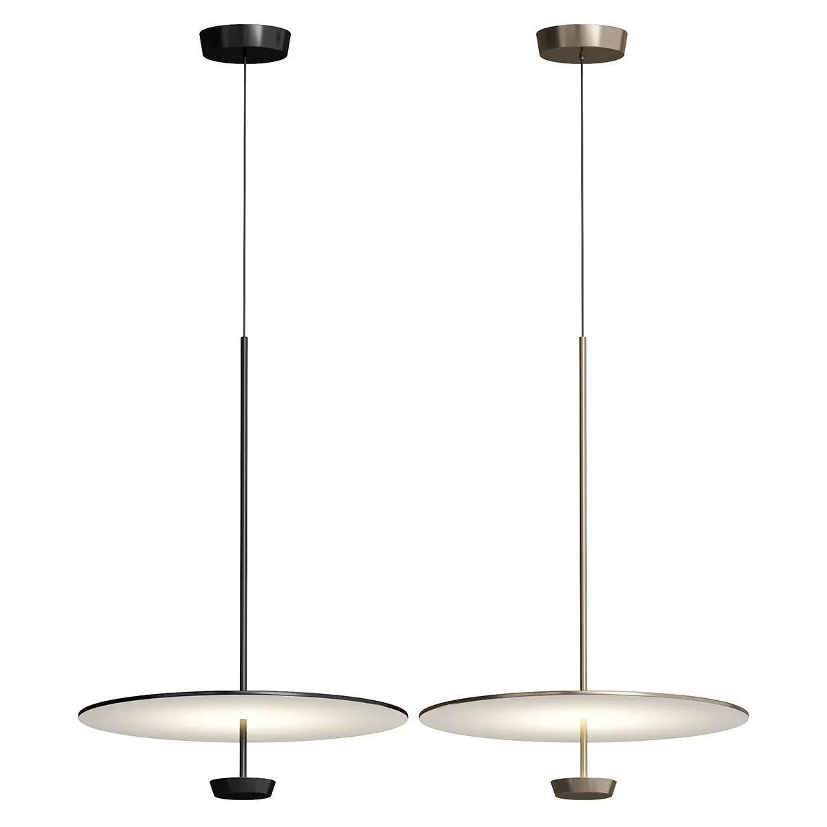 Vibia Flat 5940 Pendelleuchte 3D model_3