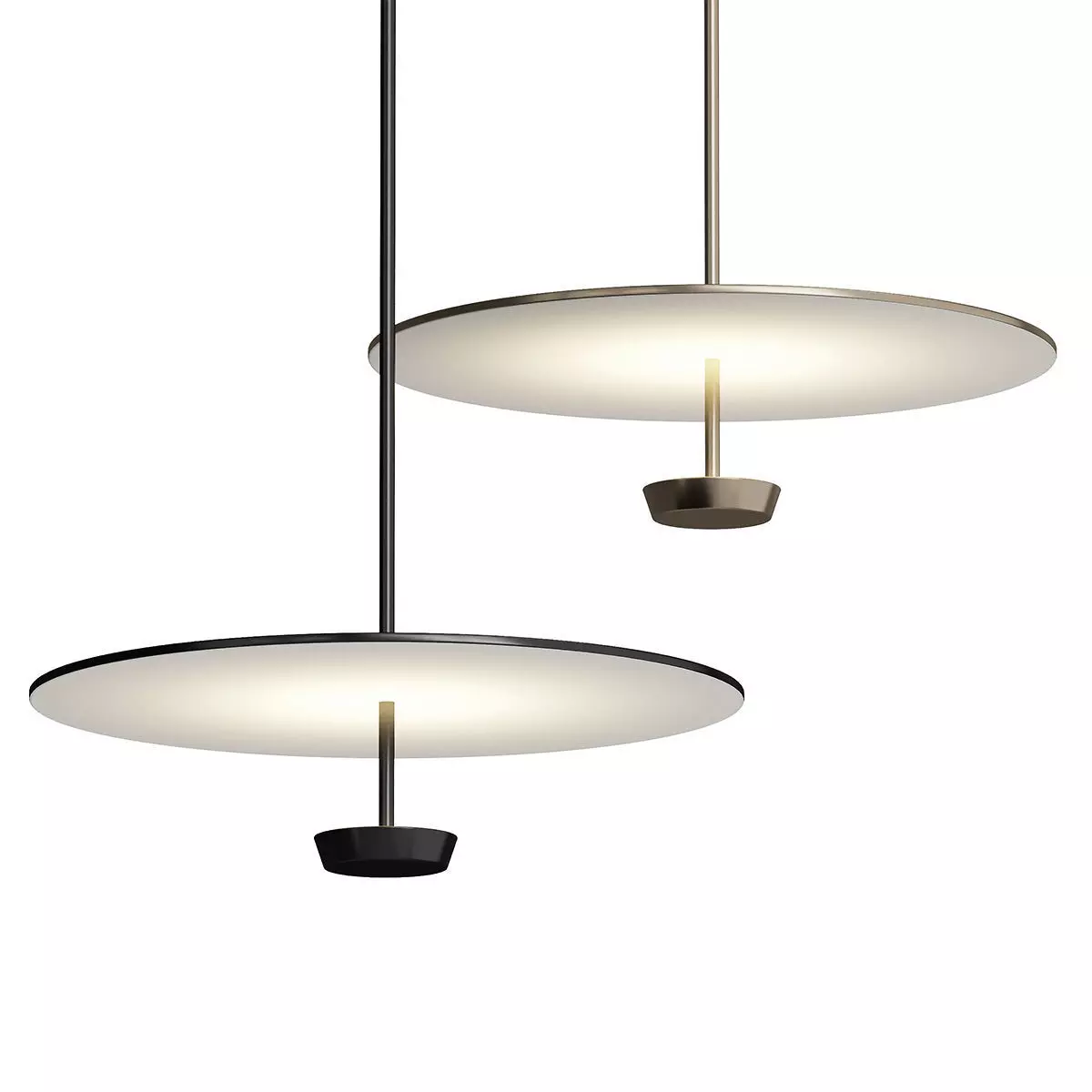 Vibia Flat 5940 Pendelleuchte 3D model_0