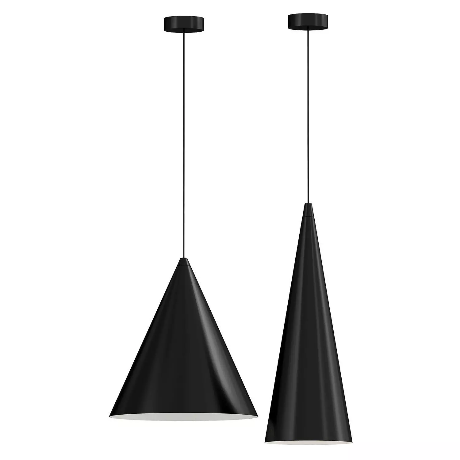 w221 Medium Pendant Lamps 3D model_3