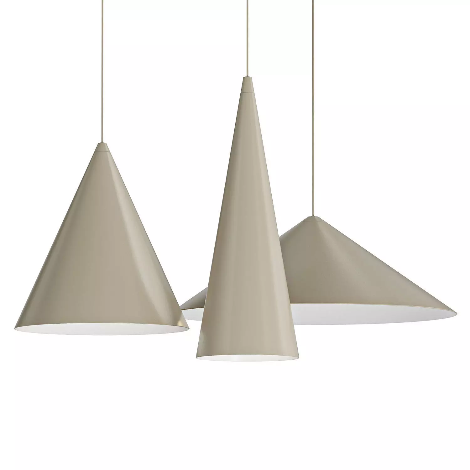 w221 Medium Pendant Lamps 3D model_5