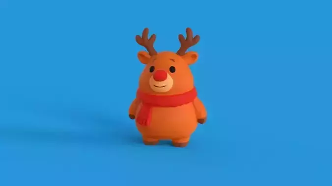 Mascot Reindeer Christmas
