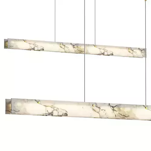 WOMO Linear Alabaster Chandelier