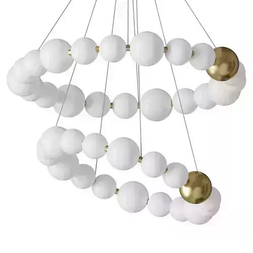 WOMO Pear Necklace Circular Chandelier