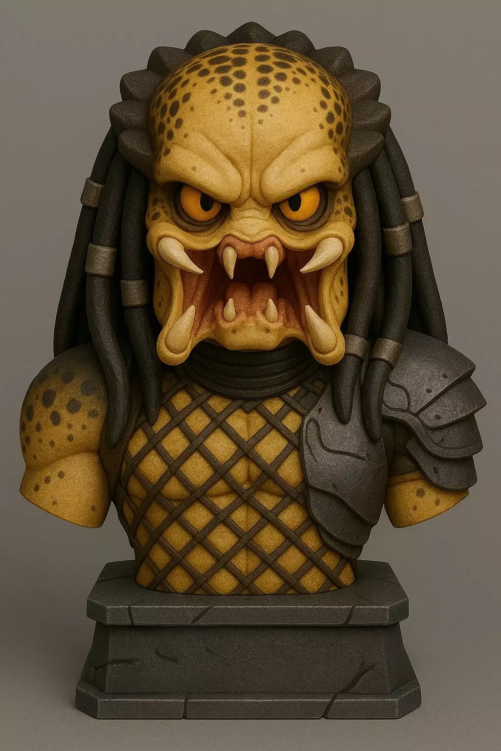 Predator Bust 3D print model_0