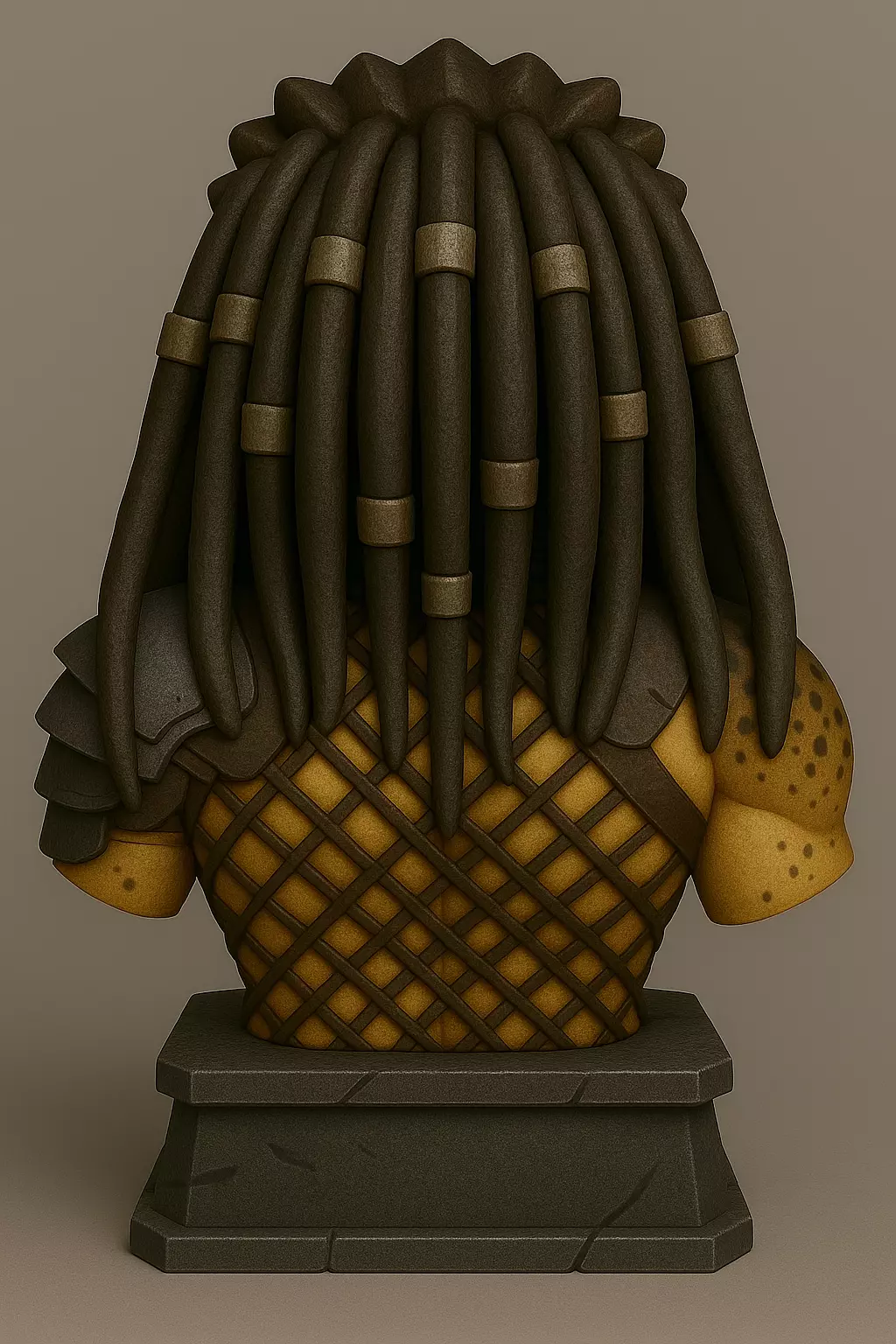 Predator Bust 3D print model_1