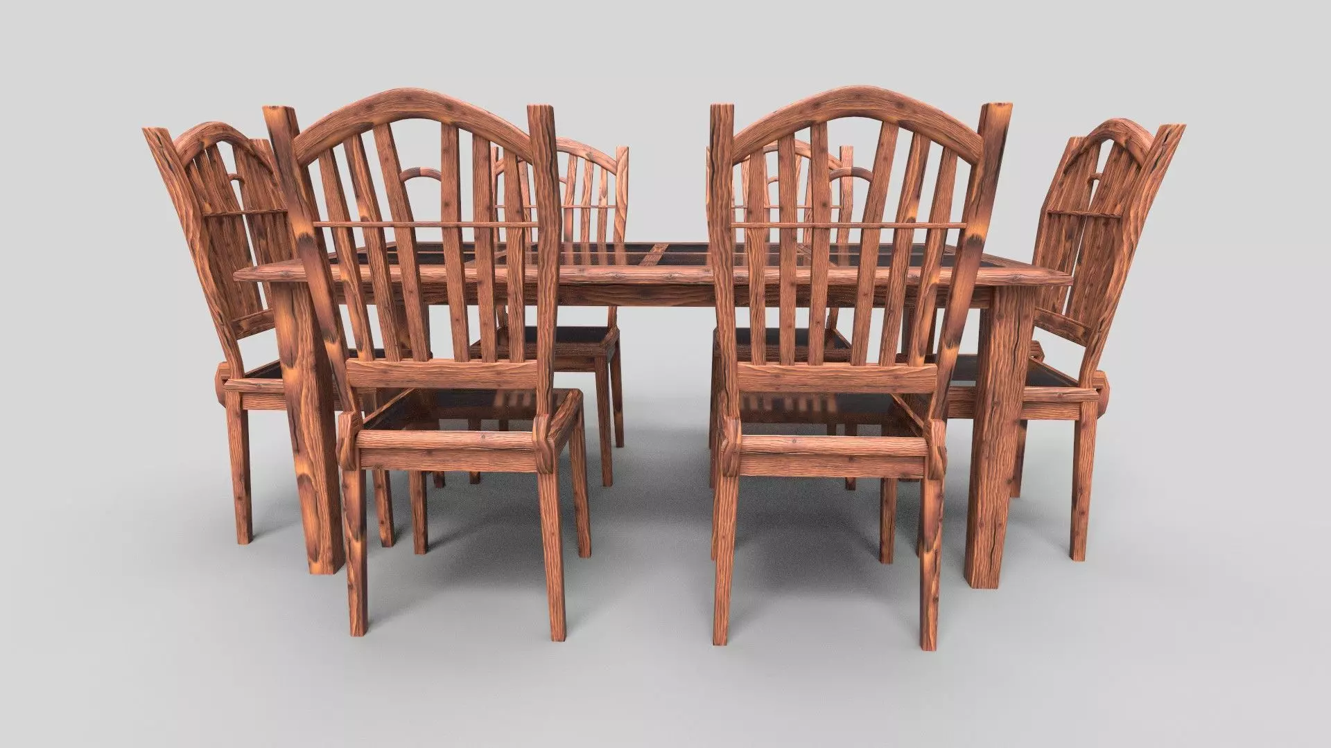 Dining set CG24 3D model_1