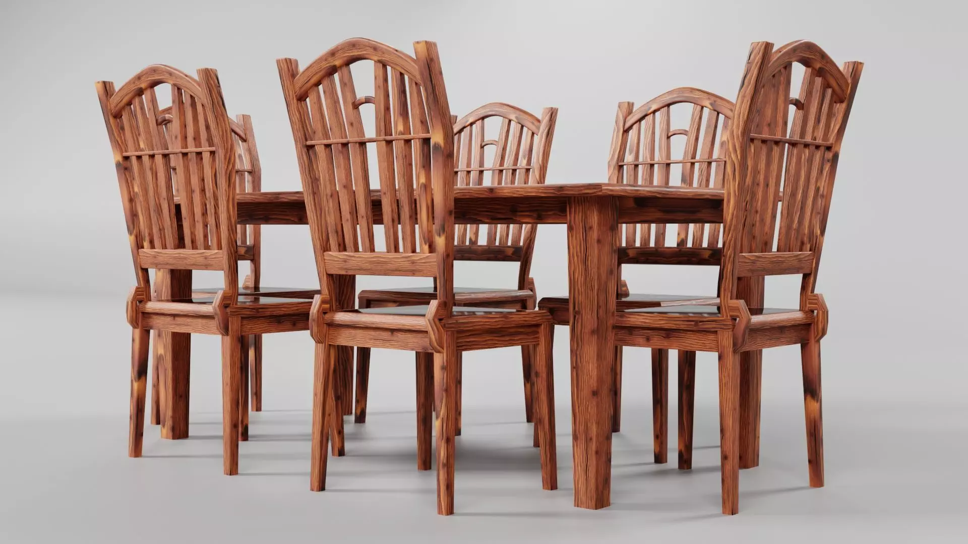 Dining set CG24 3D model_4