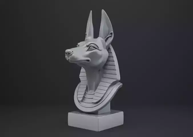Anubis Bust - Animal Figurine