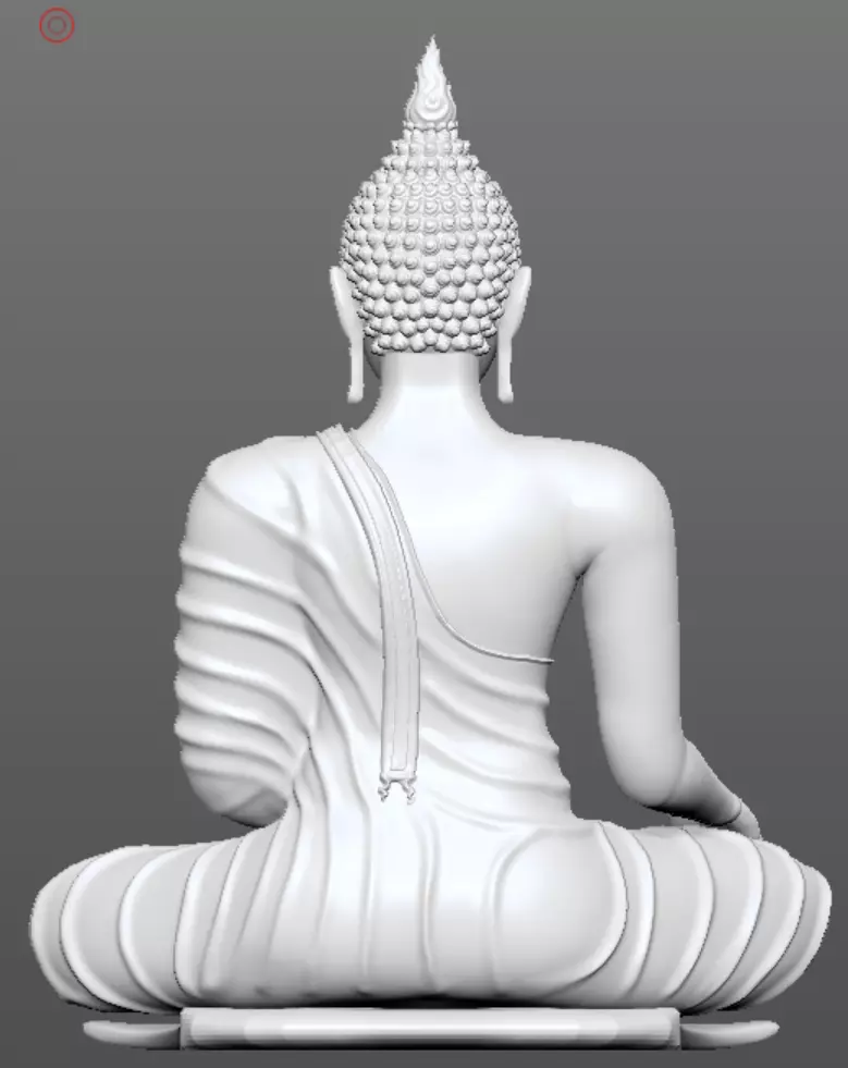 Buddha from Sukhotai Province in Thailand 3D print model_3