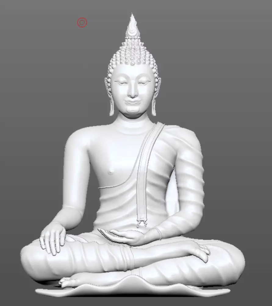 Buddha from Sukhotai Province in Thailand 3D print model_1