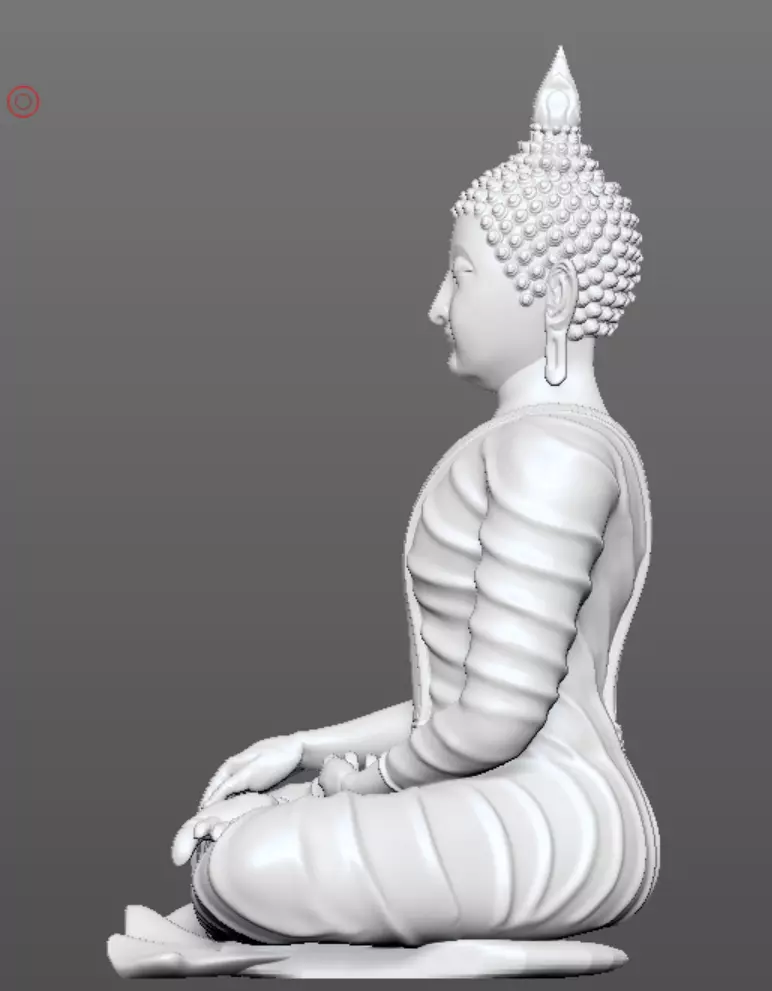 Buddha from Sukhotai Province in Thailand 3D print model_2