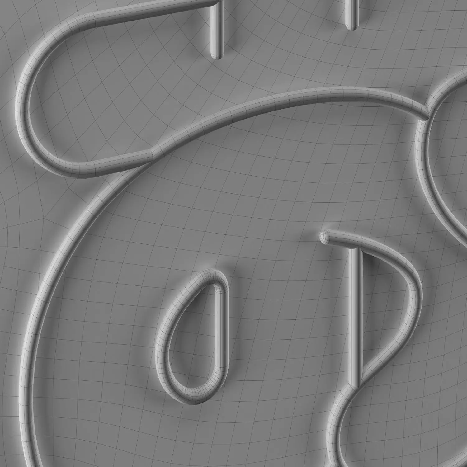 Good Night In Japanese Neon Sign 3D model_6