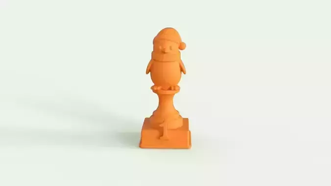 Christmas Penguin Trophy