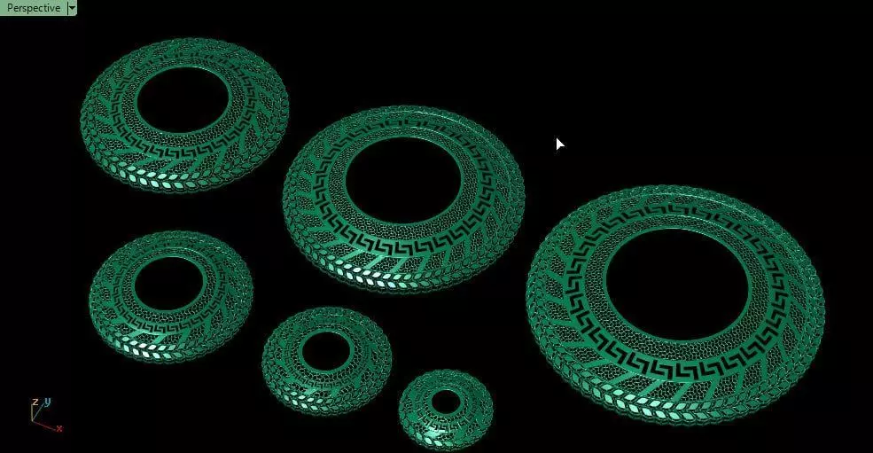 6arabic service pieces 2point5 to 8 cm 3D print model_4