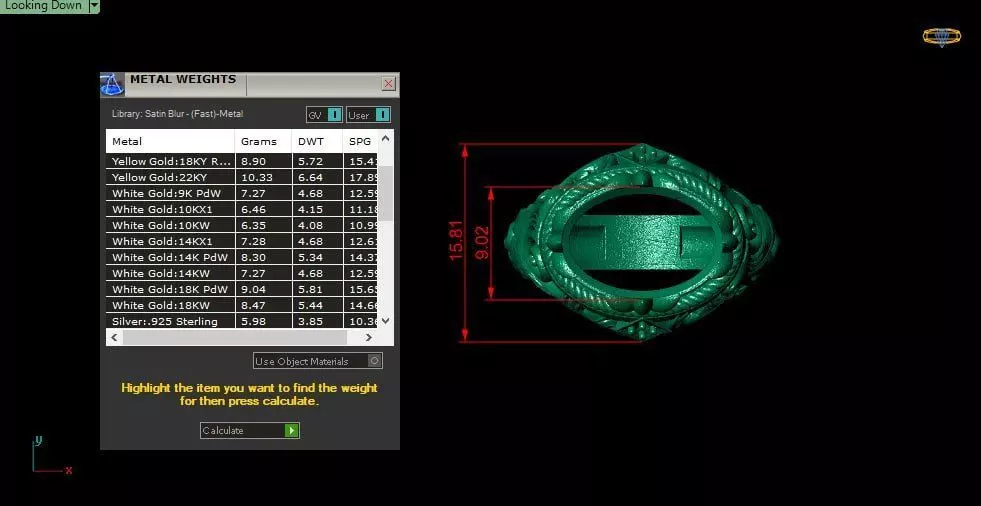 Leaf on sides ring 3D print model_4