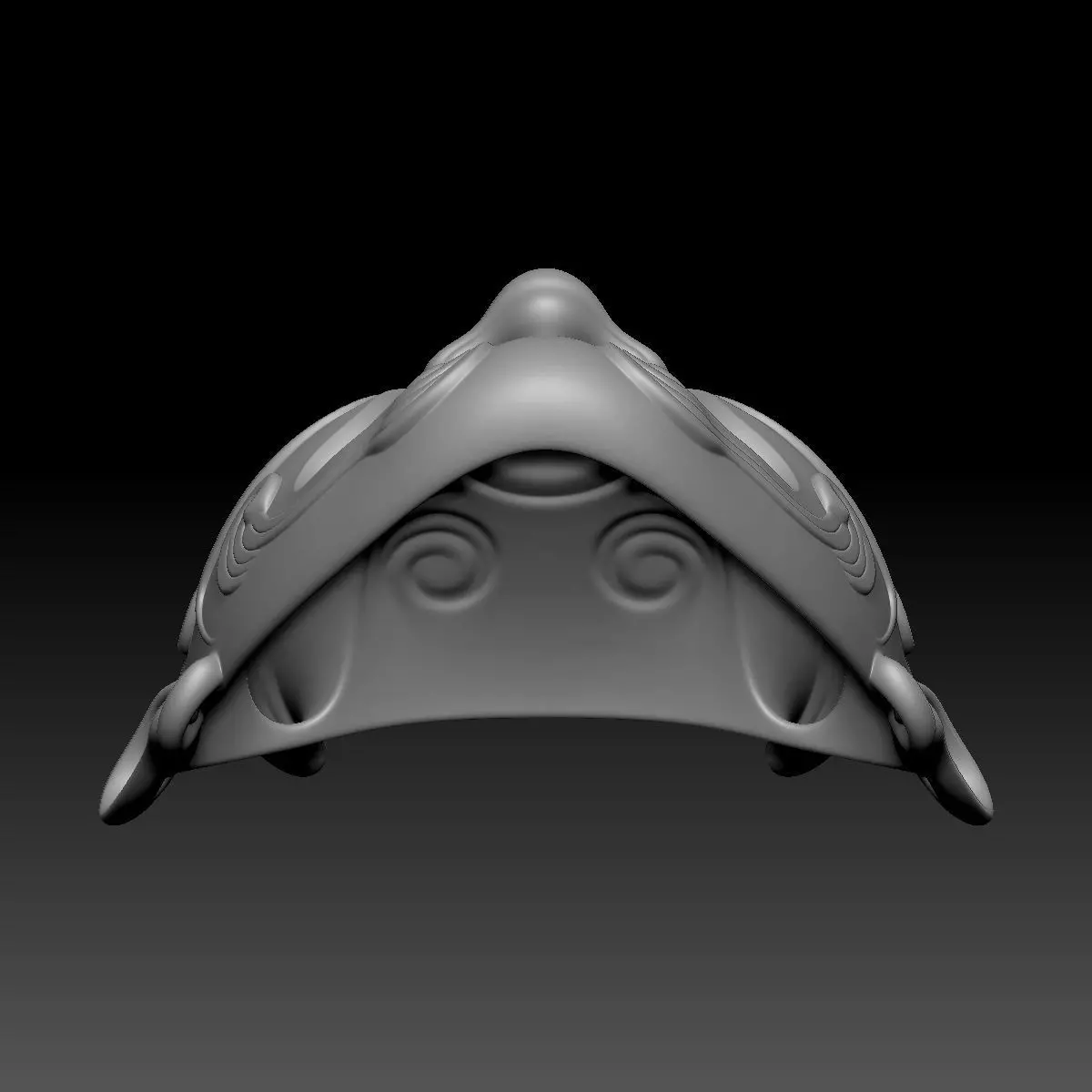 Chinese-style Masks 2 3D print model_7