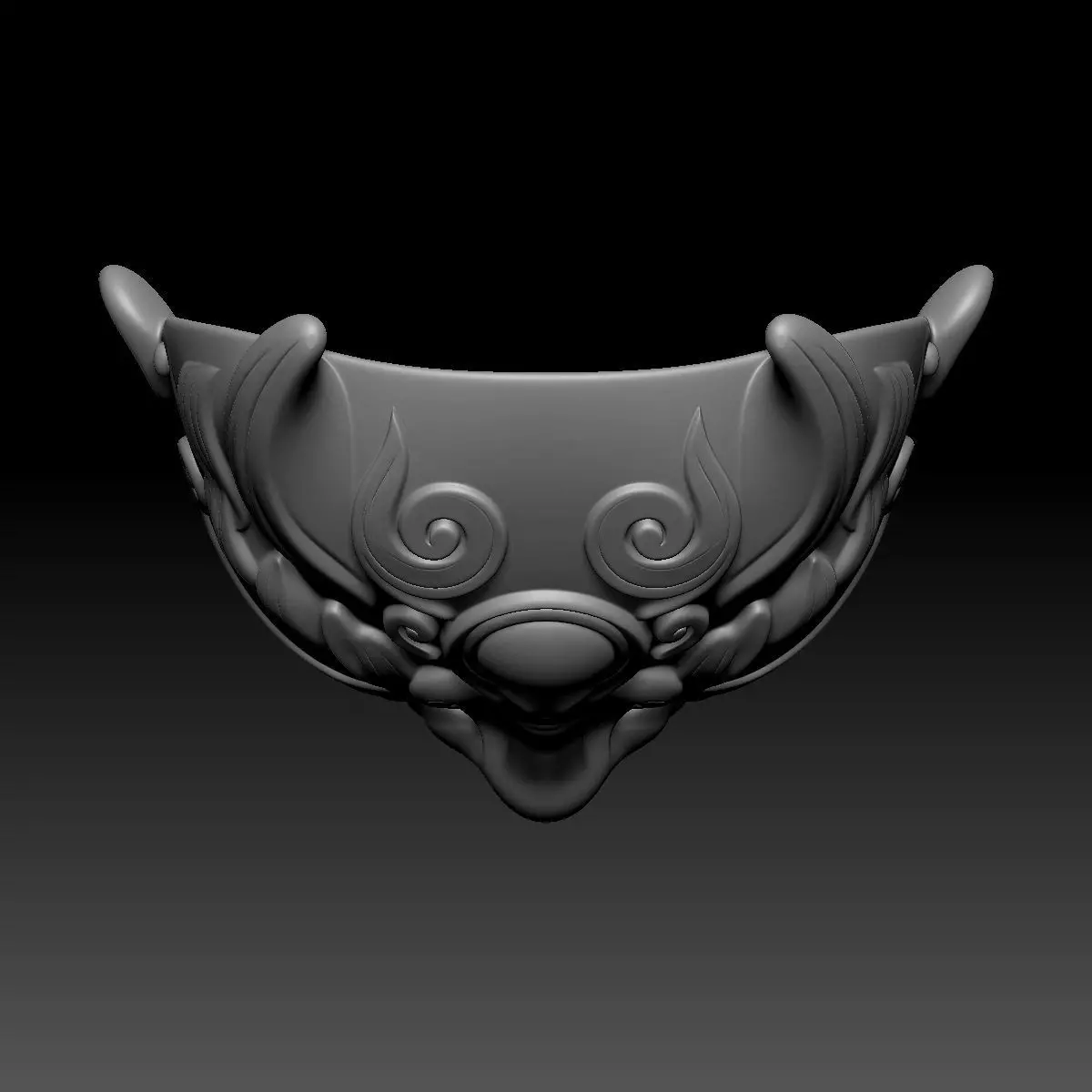 Chinese-style Masks 2 3D print model_6
